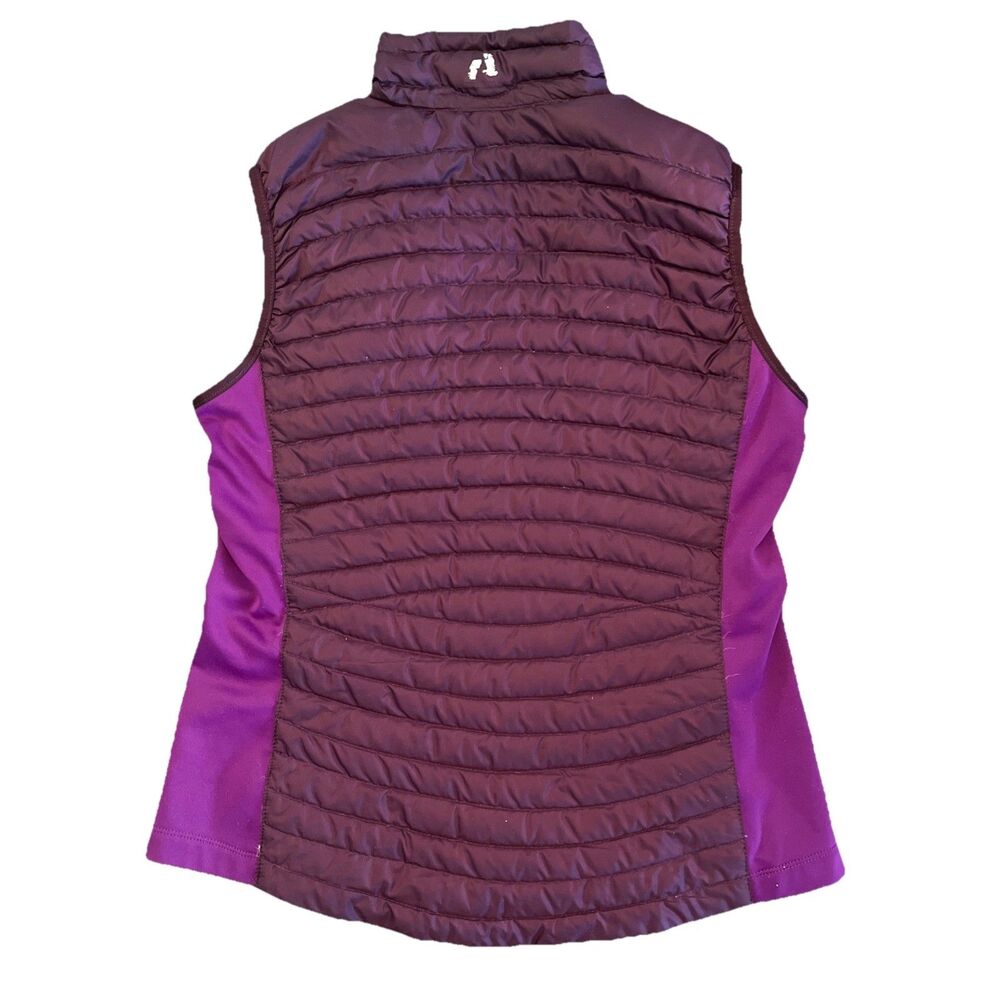 Eddie Bauer First Ascent Womens Size Small Down 800 Stormdown Purple Puffer Vest - Picture 4 of 9